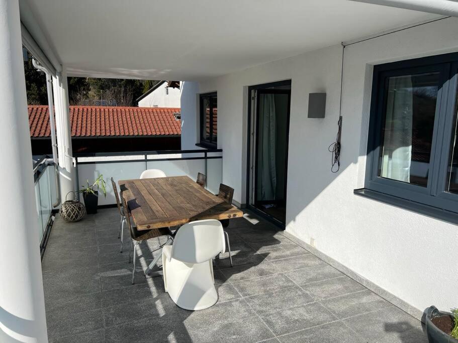 Gemuetliche Wohnung Mit Grosser Terrasse Брукмюль Екстер'єр фото